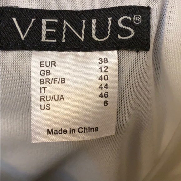 Venus size 6 black and white dress strapless - Picture 5 of 5